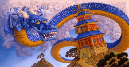 Dragons book illustrated by Jeff Crosby for Grosset & Dunlap