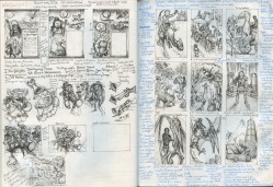 Dinoknights, Sketchbook, Scallywag Press