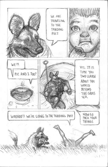 The Rift, Roughs, Chapter 1, Pages 27 and 28